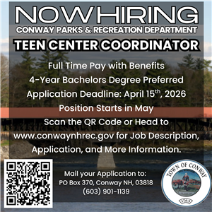 TEEN CENTER COORDINATOR FLYER