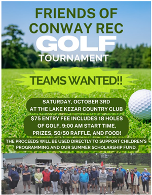 Friends of Conway Rec Golf Tournament 