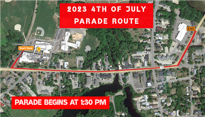 2023 4th of july parade route