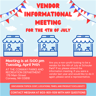 4th of July Vendor Meeting 2026