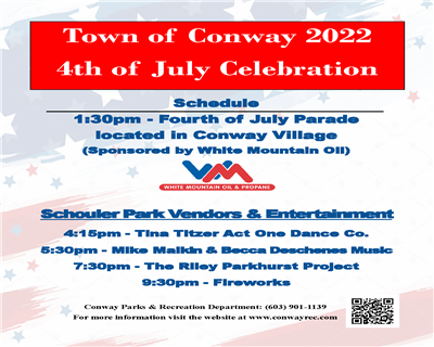 4th of july celebration schedule 