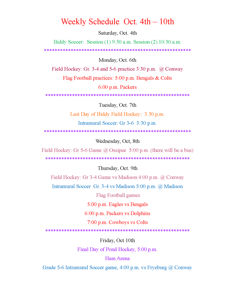 week 5 